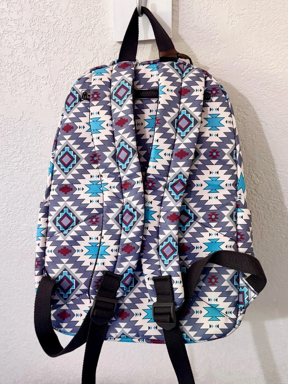 Montana West Blue Aztec Print Backpack